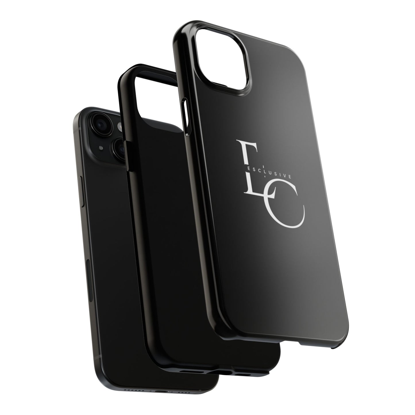 Exclusive LC Tough Phone Case — Sleek Black Protective Phone Cover