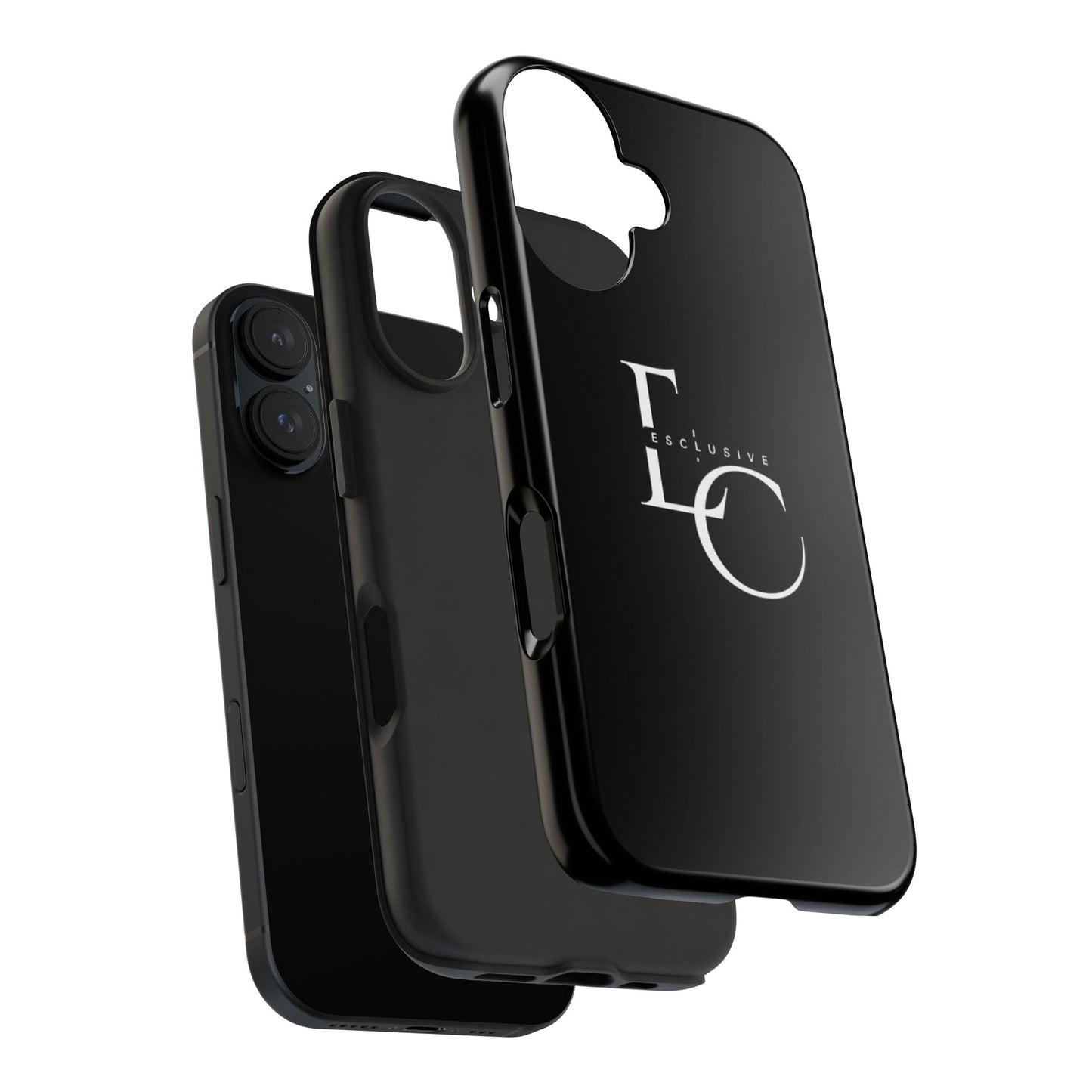 Exclusive LC Tough Phone Case — Sleek Black Protective Phone Cover