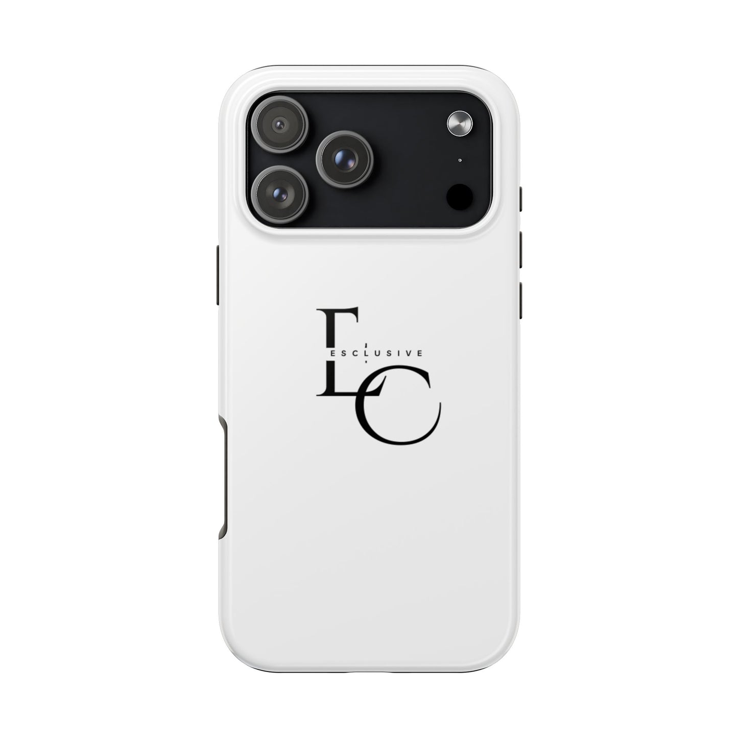 LC Exclusive Black Tough Phone Case — Sleek Protective iPhone Cover