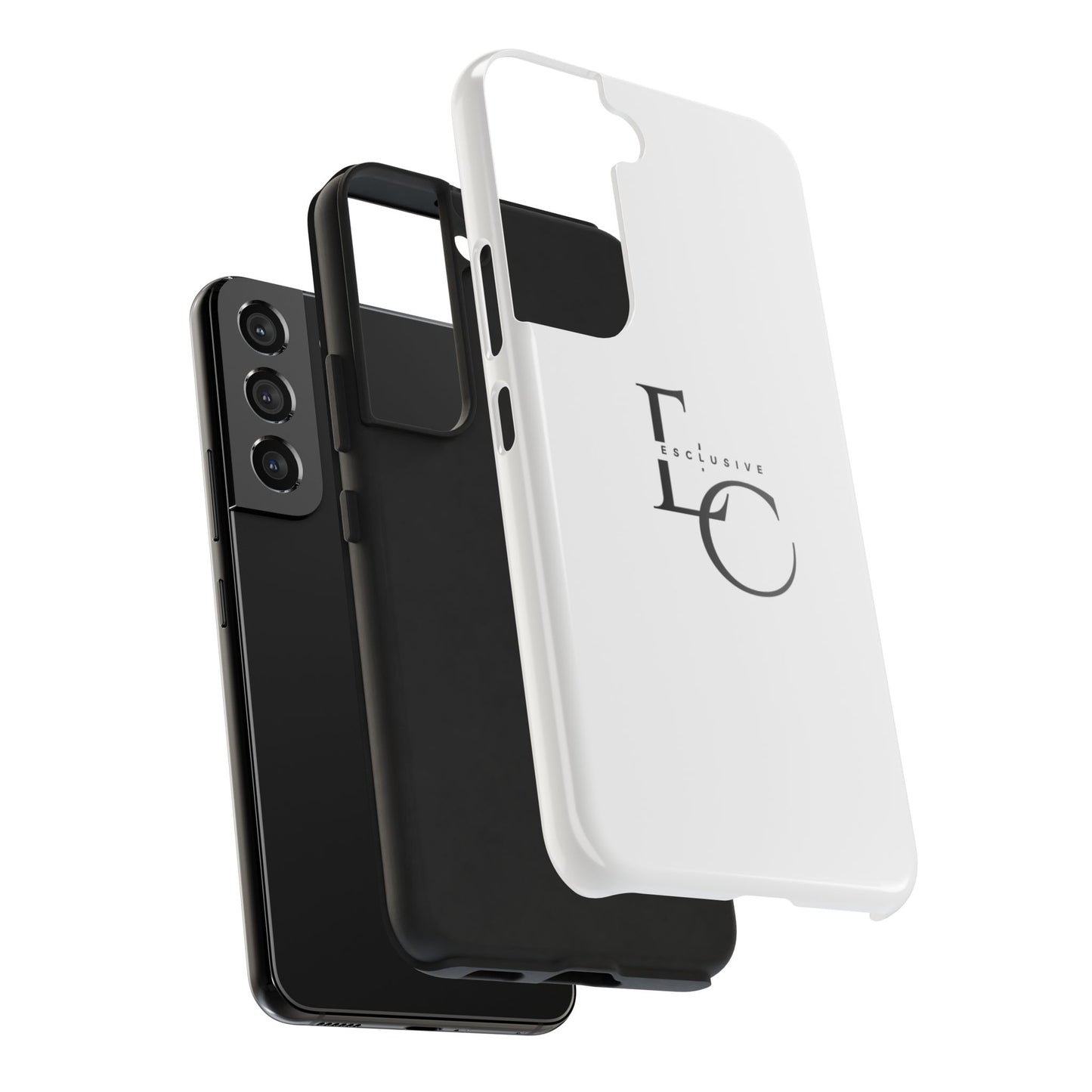 LC Exclusive Black Tough Phone Case — Sleek Protective iPhone Cover