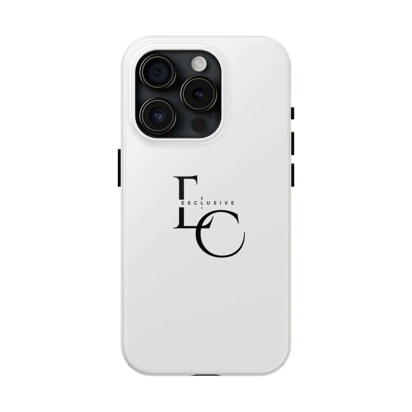 LC Exclusive Black Tough Phone Case — Sleek Protective iPhone Cover