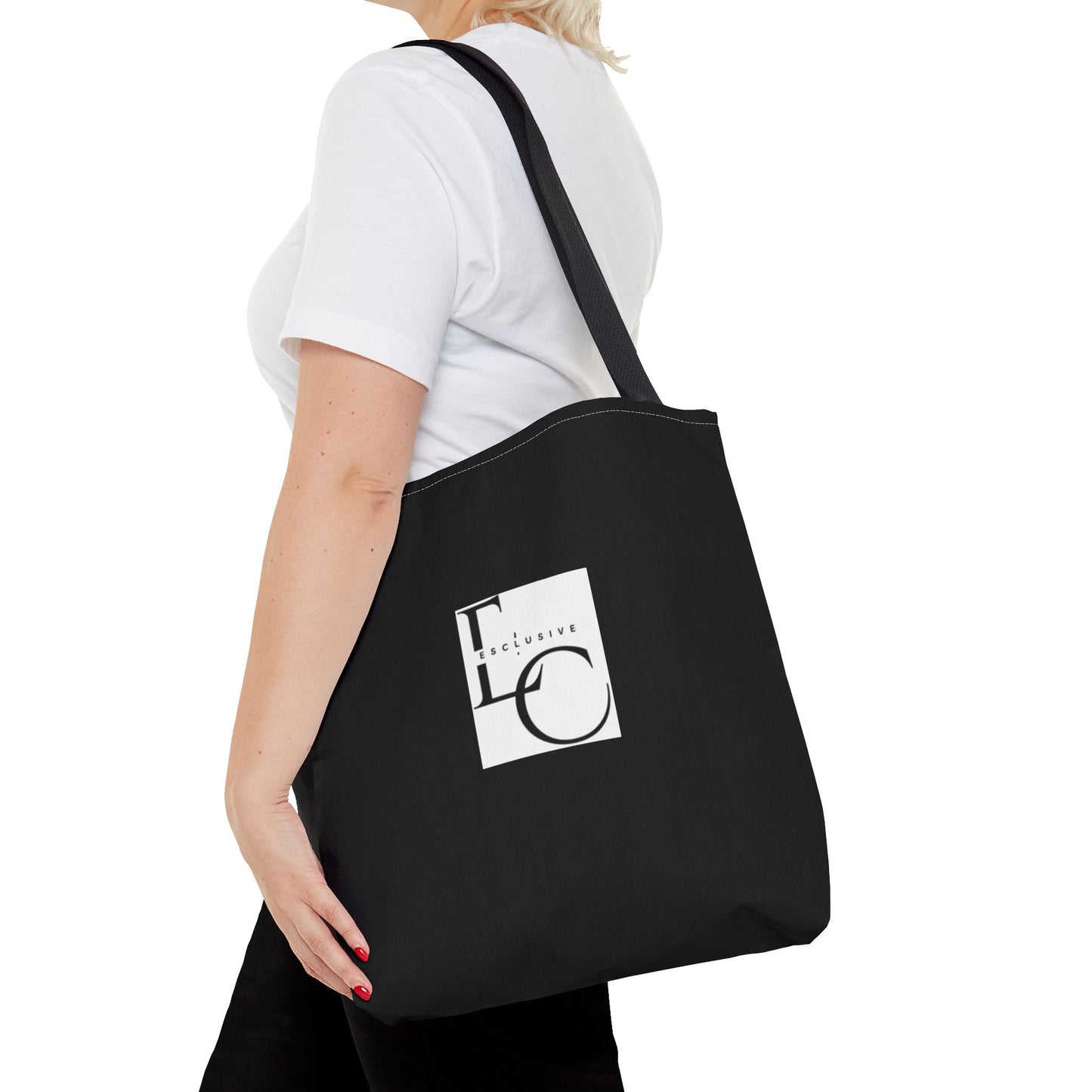 Minimalist LC Monogram Tote Bag – Elegant Logo Canvas Tote