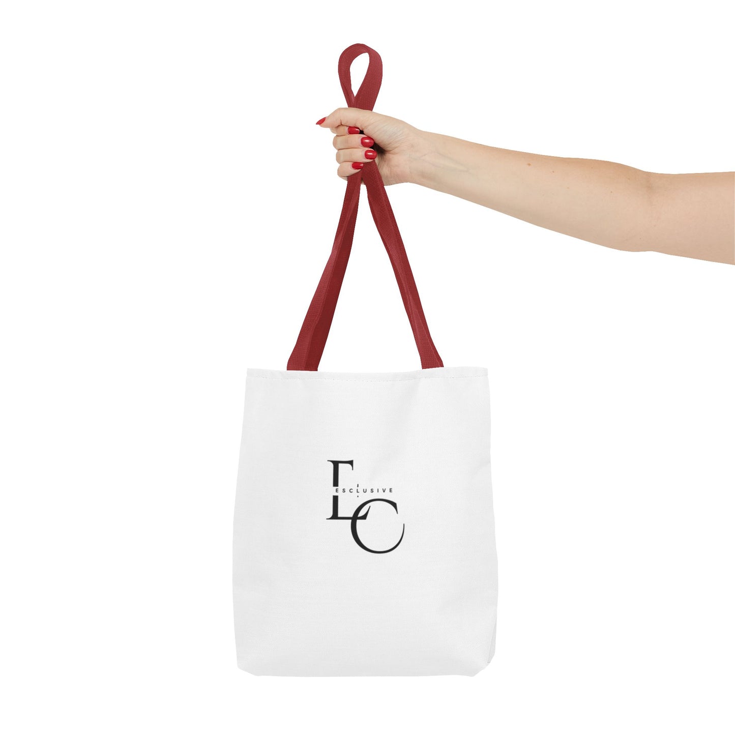 Minimalist Black Tote Bag with EO Monogram Logo — Stylish Everyday Canvas Tote