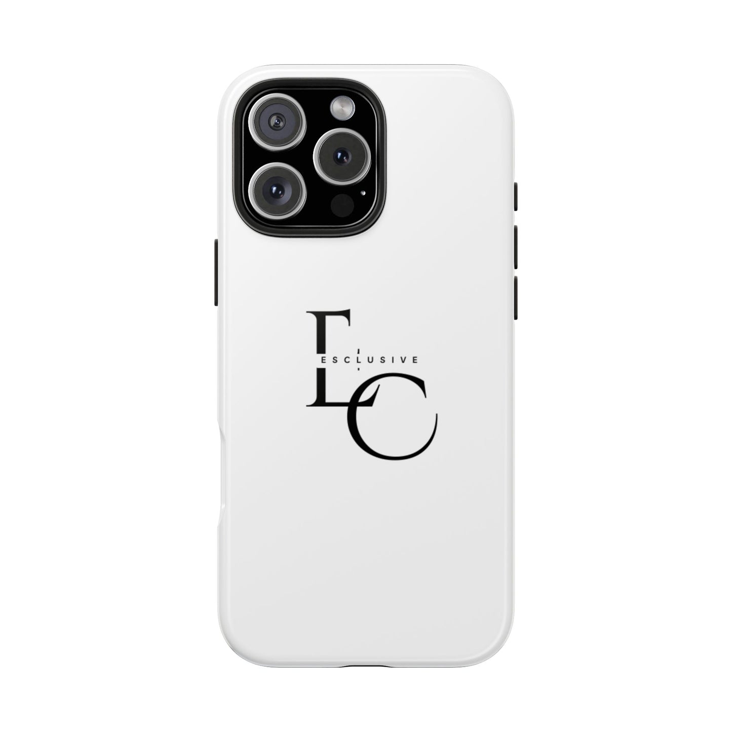 LC Exclusive Black Tough Phone Case — Sleek Protective iPhone Cover