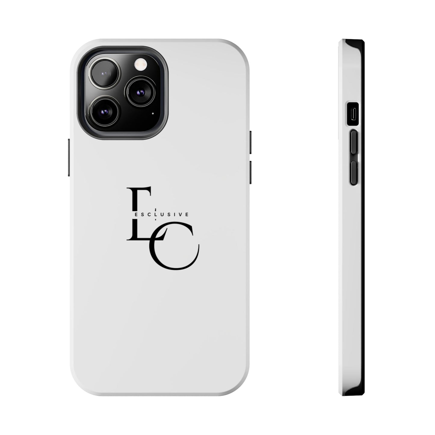 LC Exclusive Black Tough Phone Case — Sleek Protective iPhone Cover