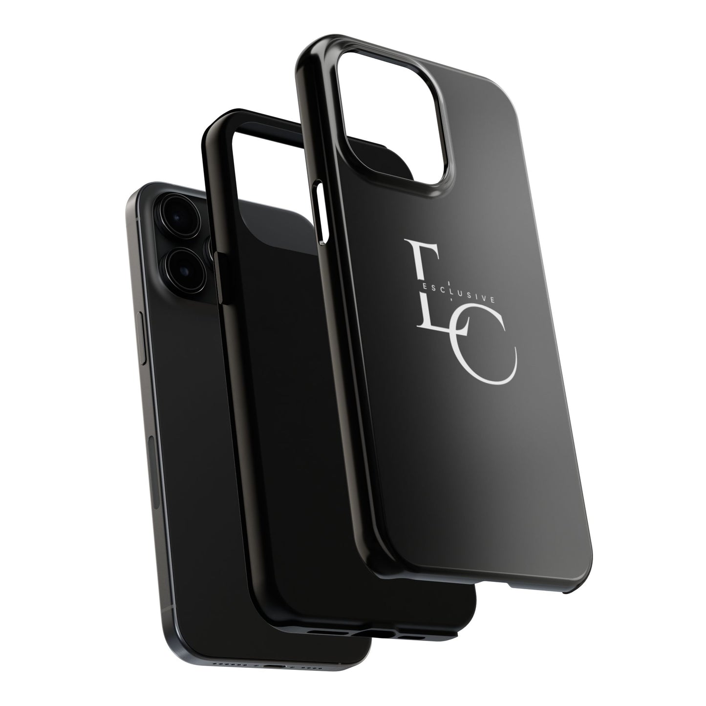 Exclusive LC Tough Phone Case — Sleek Black Protective Phone Cover