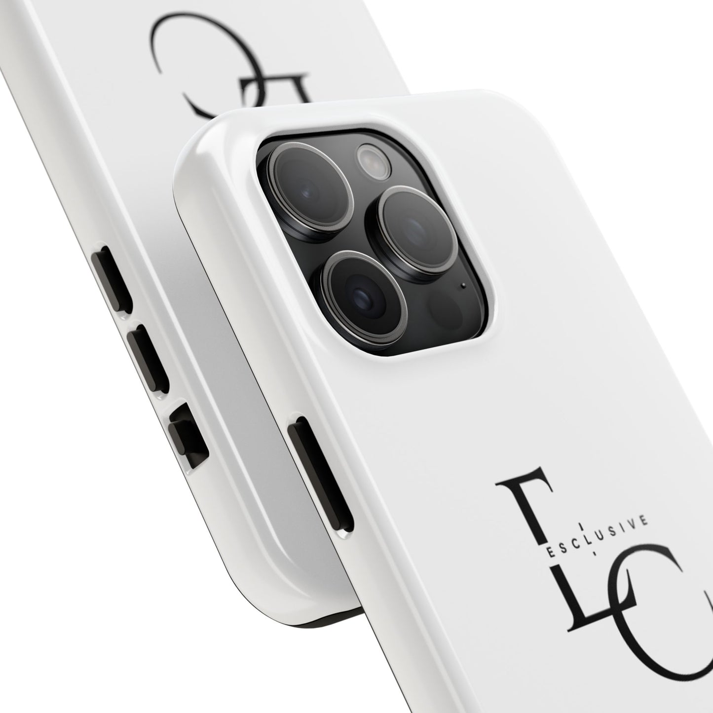 LC Exclusive Black Tough Phone Case — Sleek Protective iPhone Cover