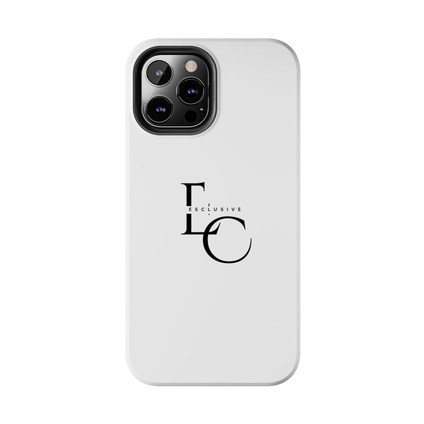 LC Exclusive Black Tough Phone Case — Sleek Protective iPhone Cover