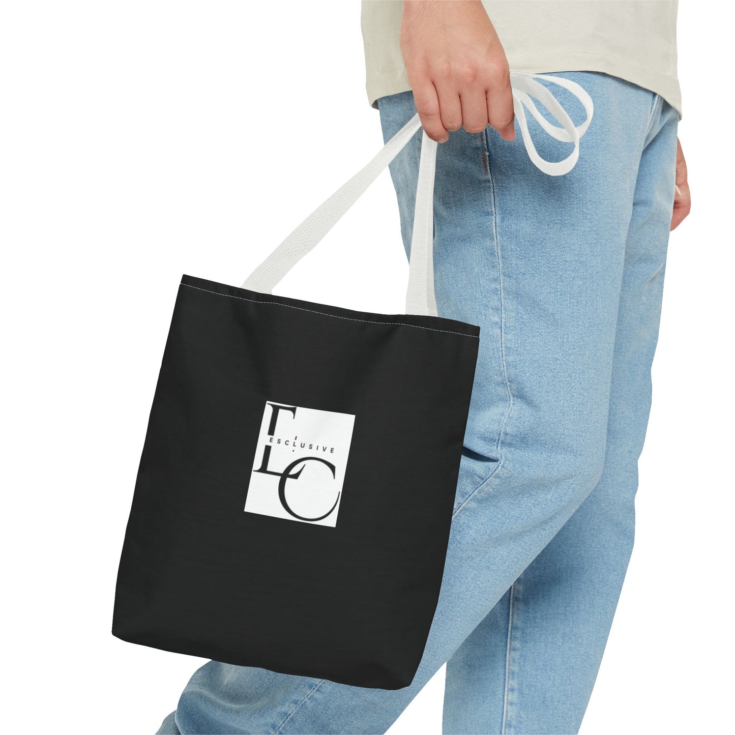 Minimalist LC Monogram Tote Bag – Elegant Logo Canvas Tote