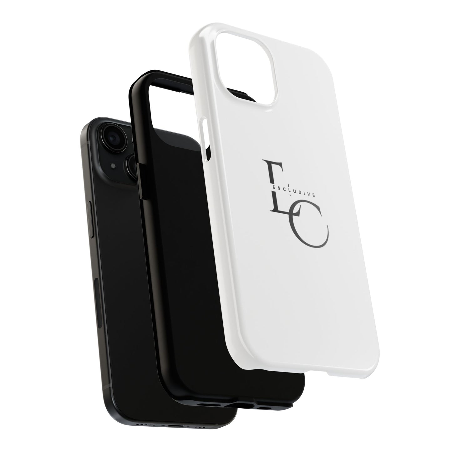 LC Exclusive Black Tough Phone Case — Sleek Protective iPhone Cover
