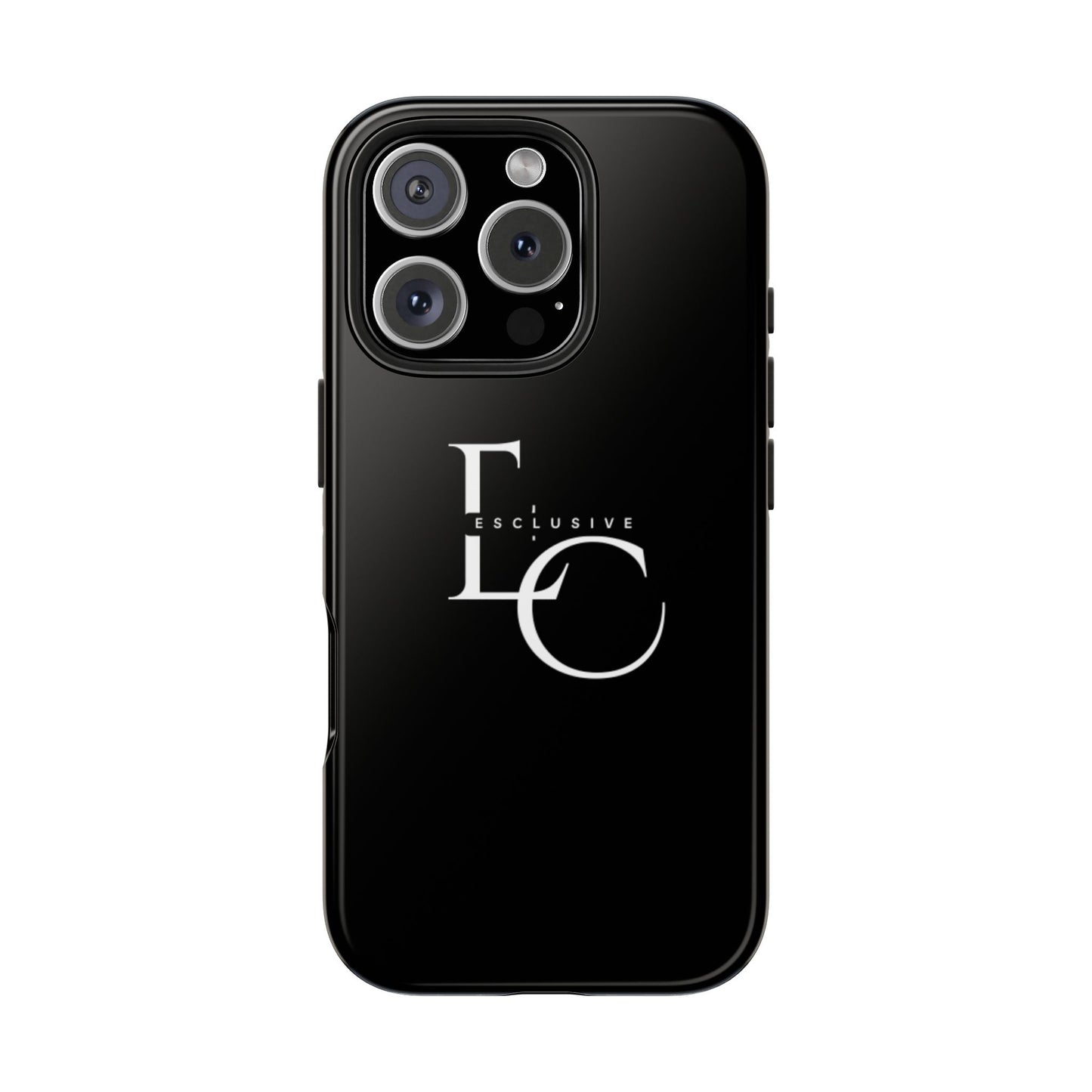 Exclusive LC Tough Phone Case — Sleek Black Protective Phone Cover