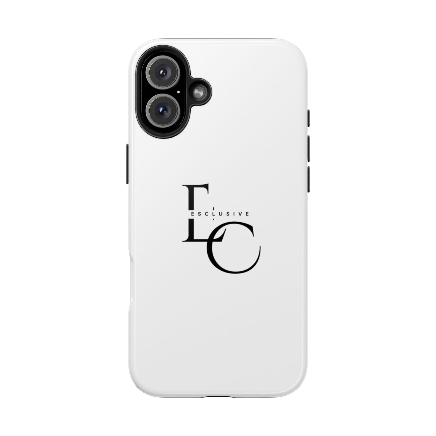 LC Exclusive Black Tough Phone Case — Sleek Protective iPhone Cover