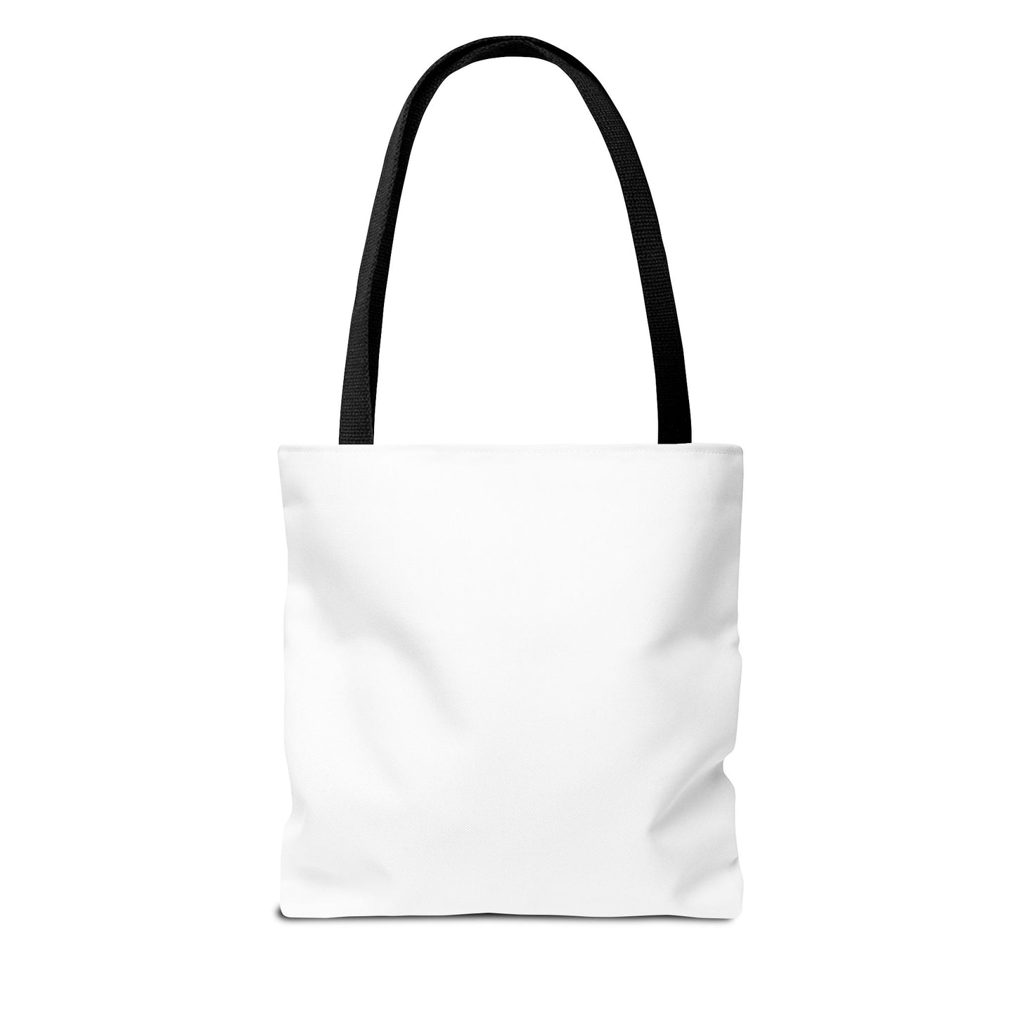 Minimalist Black Tote Bag with EO Monogram Logo — Stylish Everyday Canvas Tote