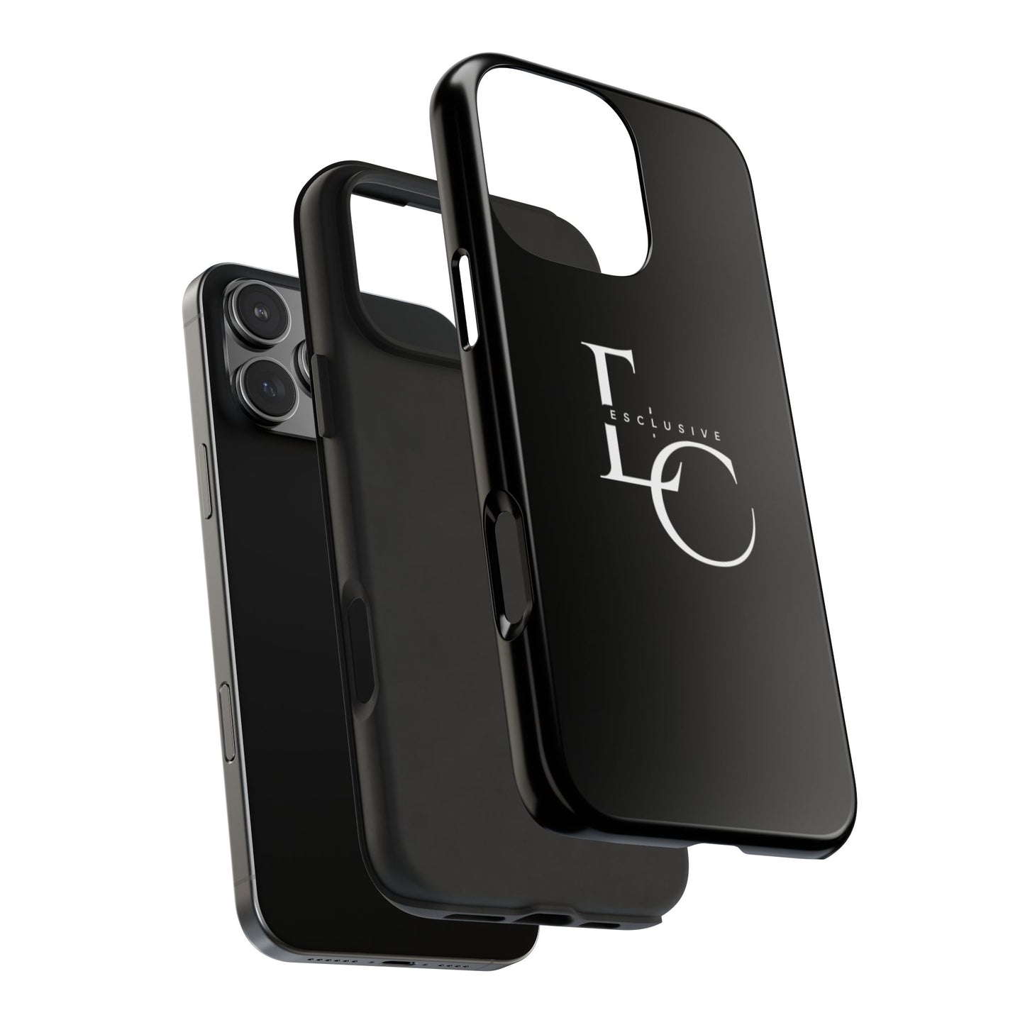 Exclusive LC Tough Phone Case — Sleek Black Protective Phone Cover