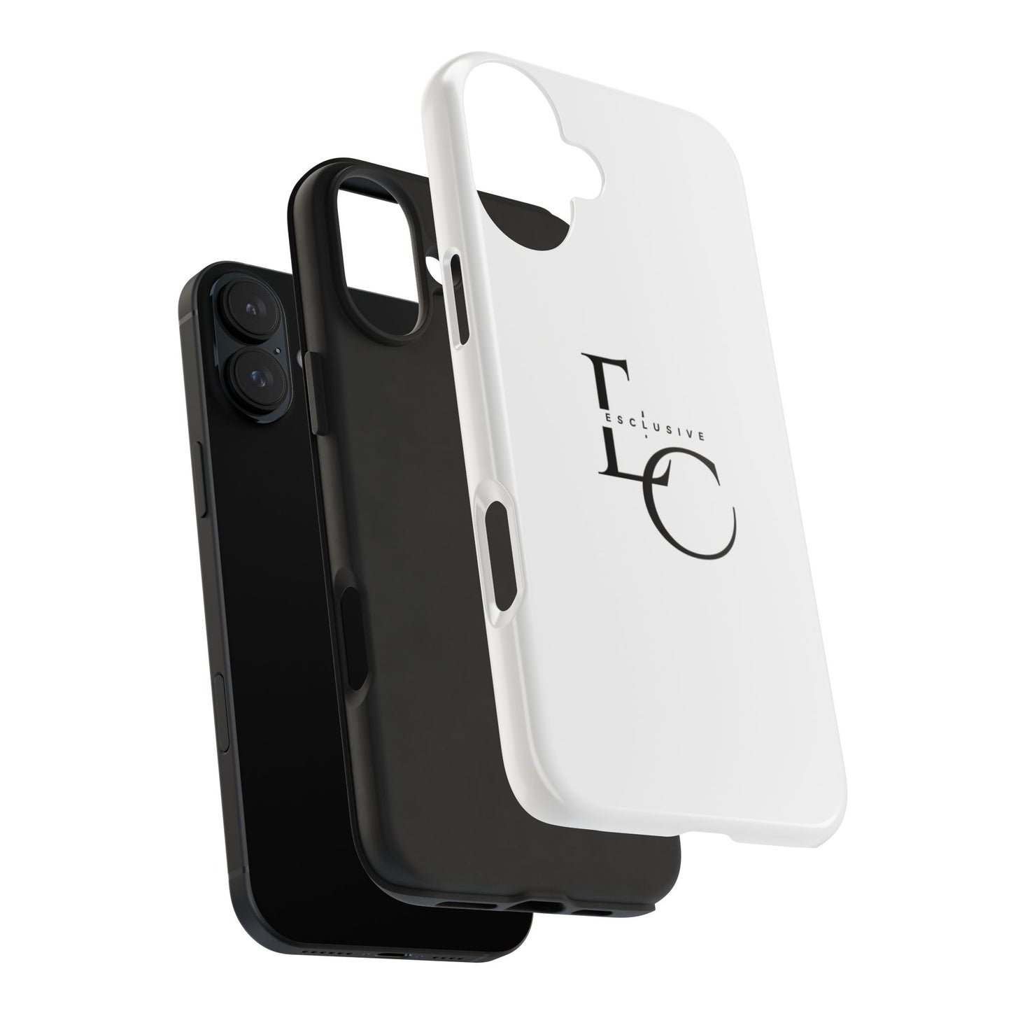 LC Exclusive Black Tough Phone Case — Sleek Protective iPhone Cover