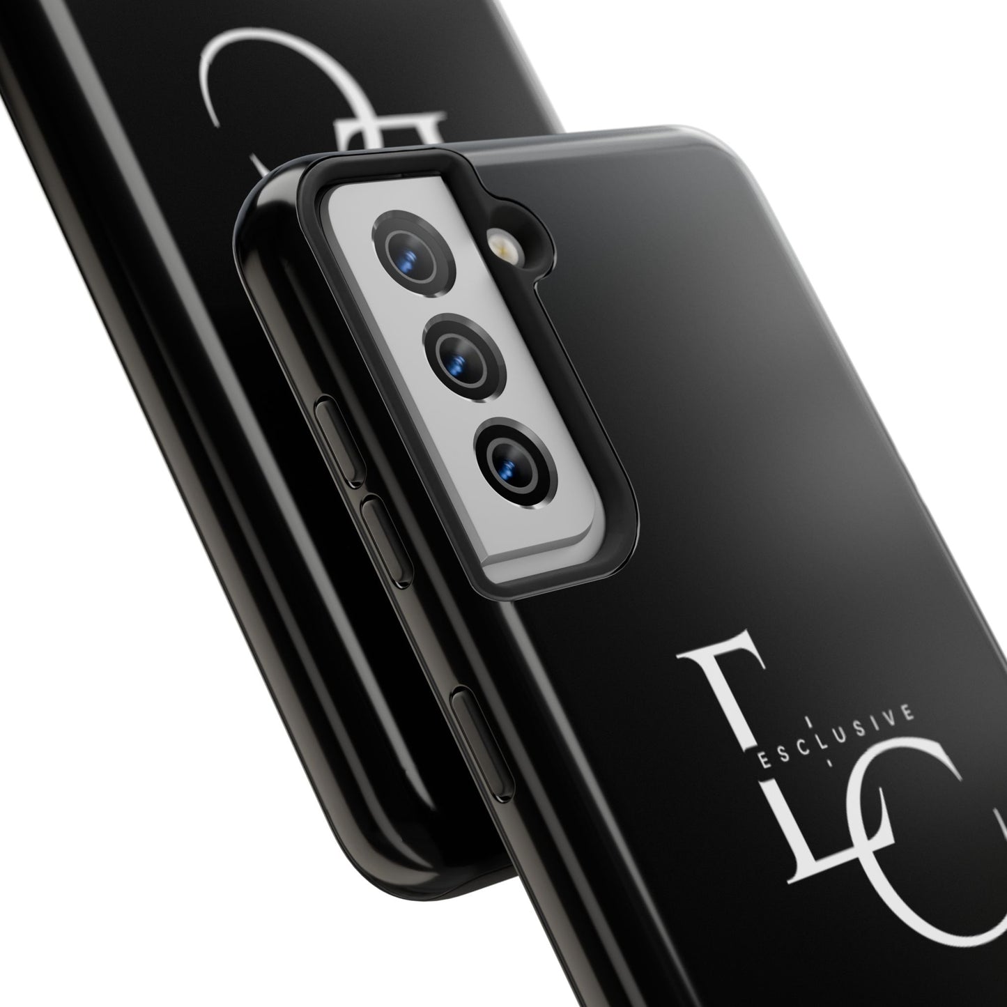 Exclusive LC Tough Phone Case — Sleek Black Protective Phone Cover