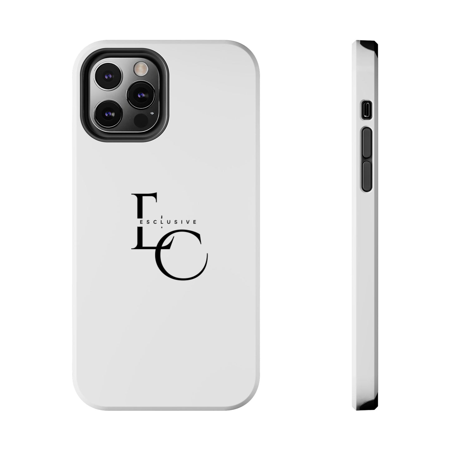 LC Exclusive Black Tough Phone Case — Sleek Protective iPhone Cover