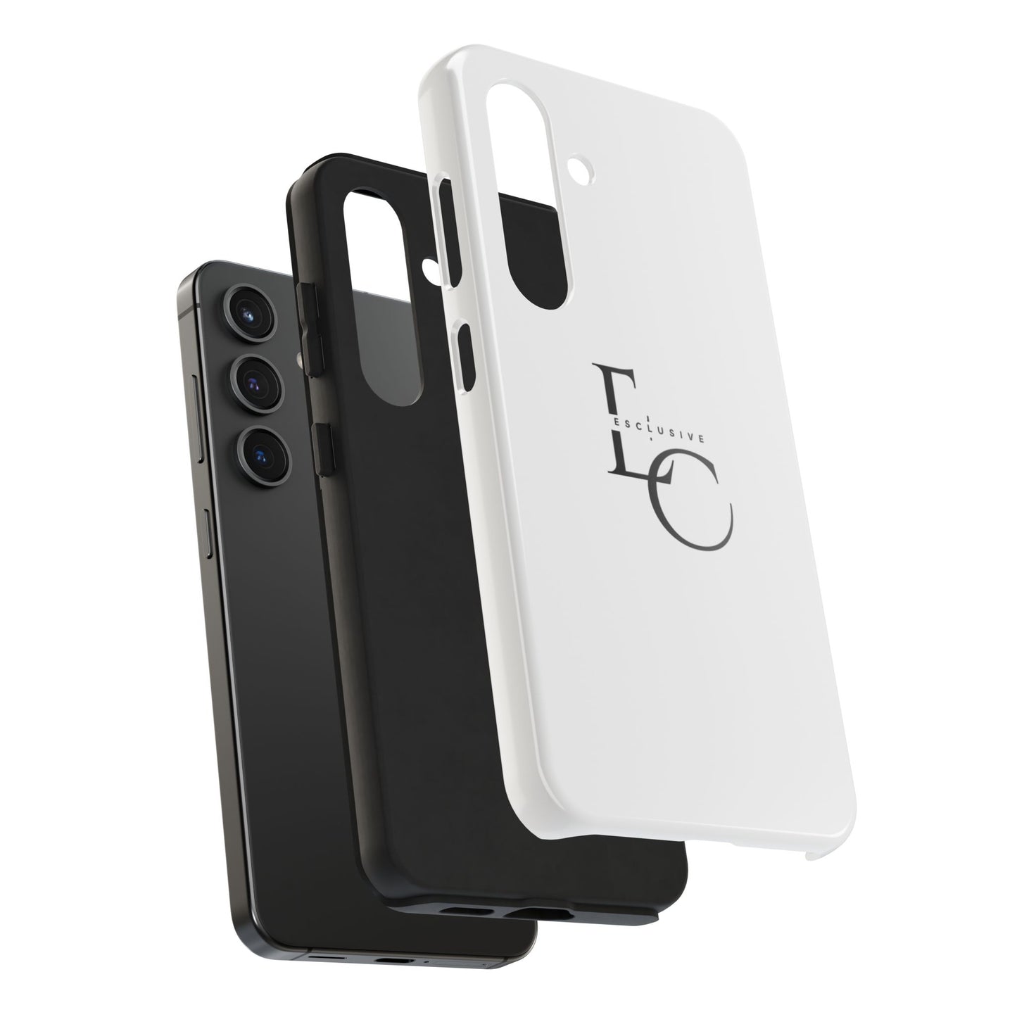 LC Exclusive Black Tough Phone Case — Sleek Protective iPhone Cover