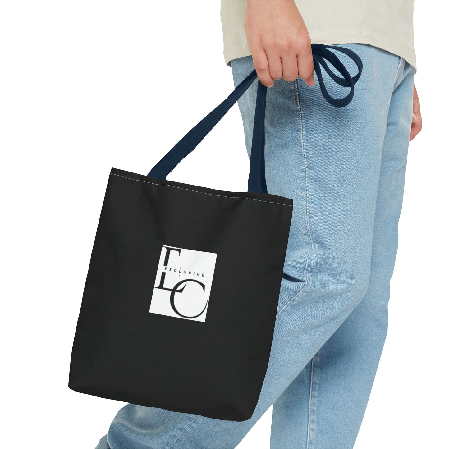 Minimalist LC Monogram Tote Bag – Elegant Logo Canvas Tote