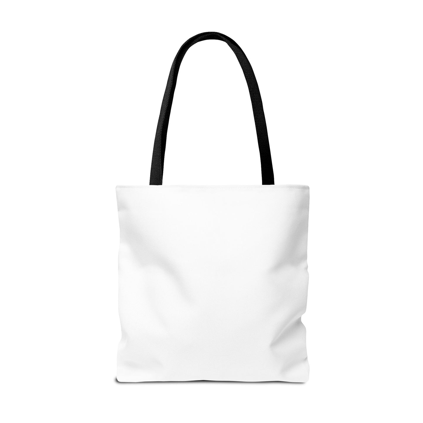 Minimalist Black Tote Bag with EO Monogram Logo — Stylish Everyday Canvas Tote