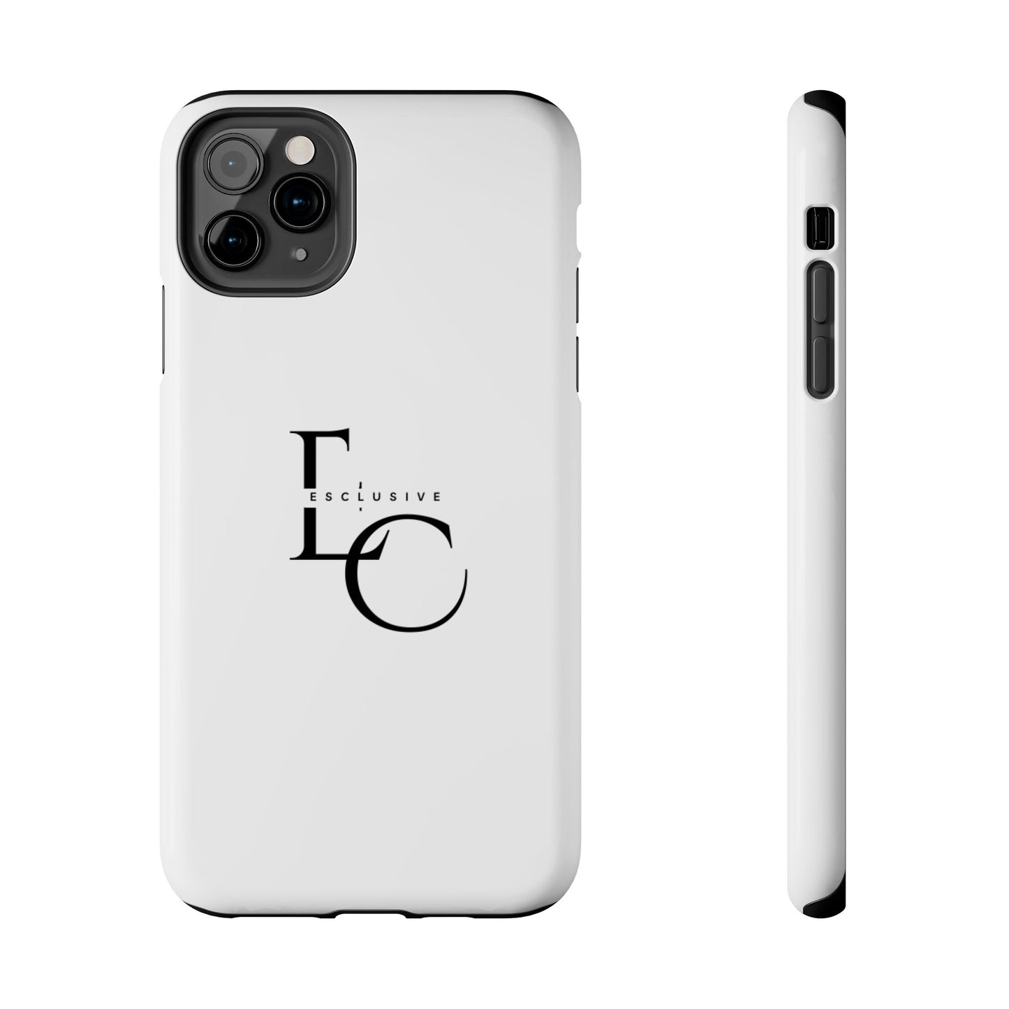 LC Exclusive Black Tough Phone Case — Sleek Protective iPhone Cover