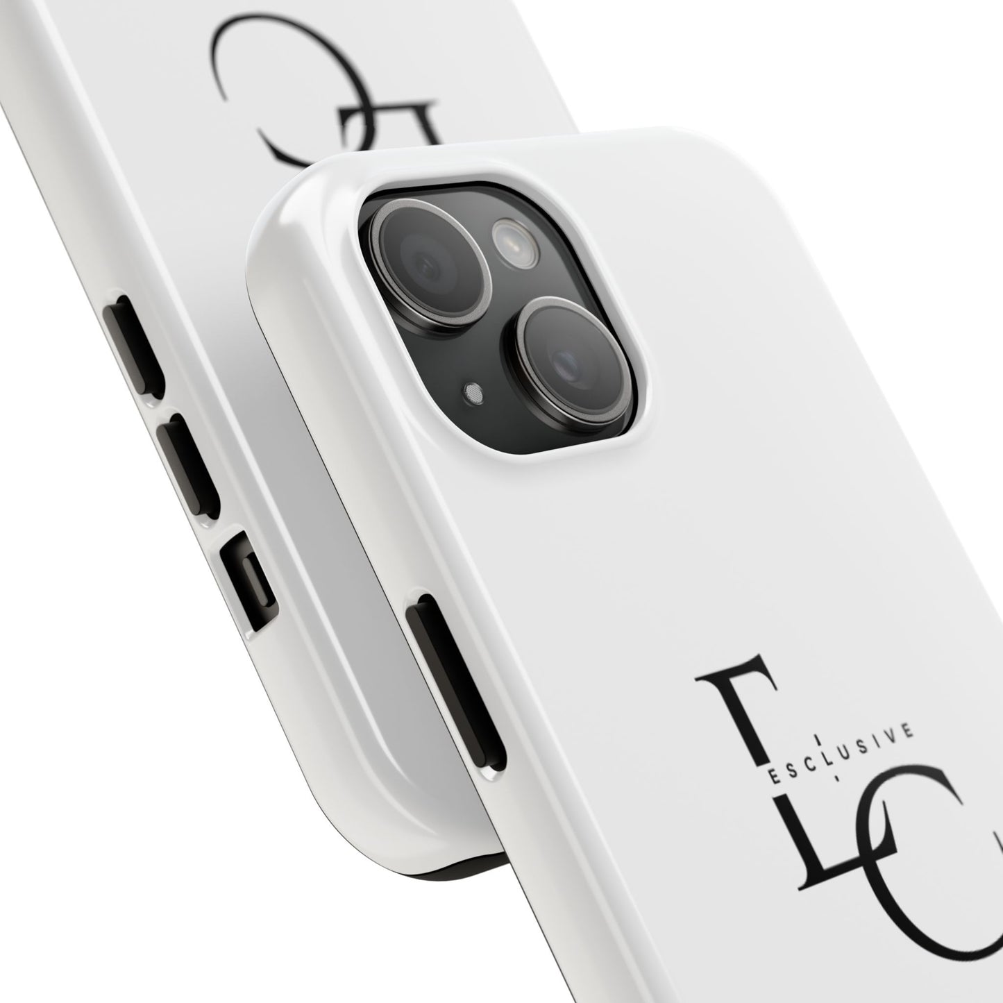 LC Exclusive Black Tough Phone Case — Sleek Protective iPhone Cover