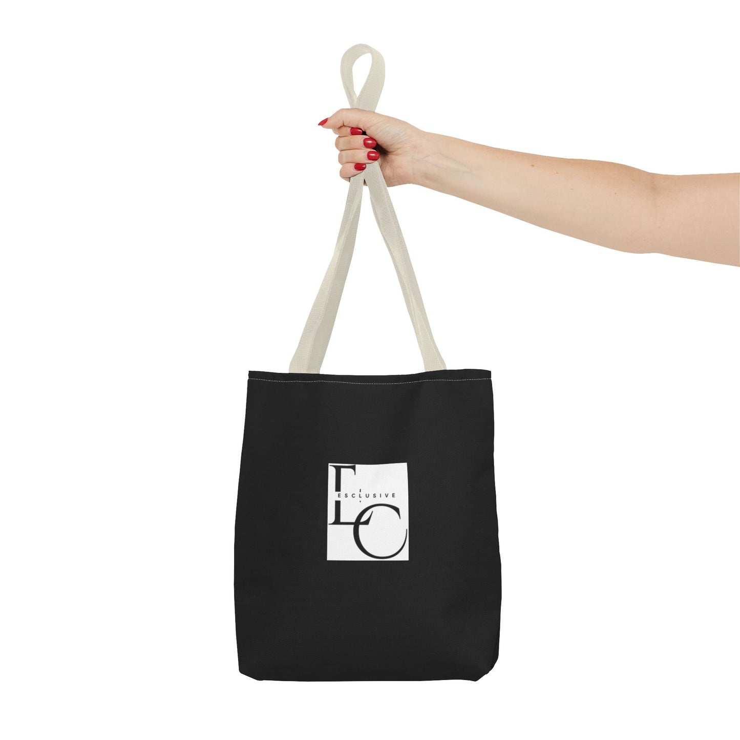 Minimalist LC Monogram Tote Bag – Elegant Logo Canvas Tote