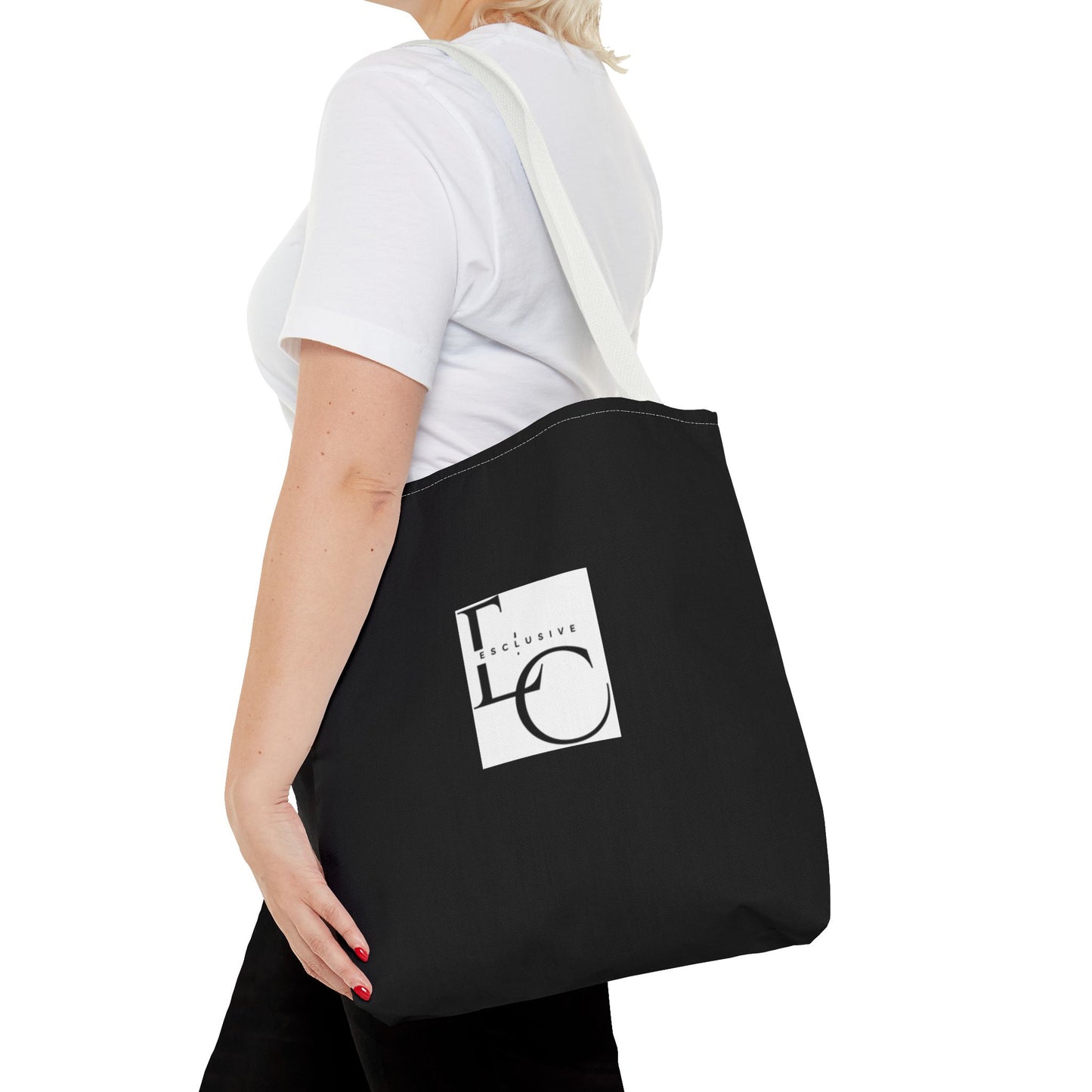 Minimalist LC Monogram Tote Bag – Elegant Logo Canvas Tote