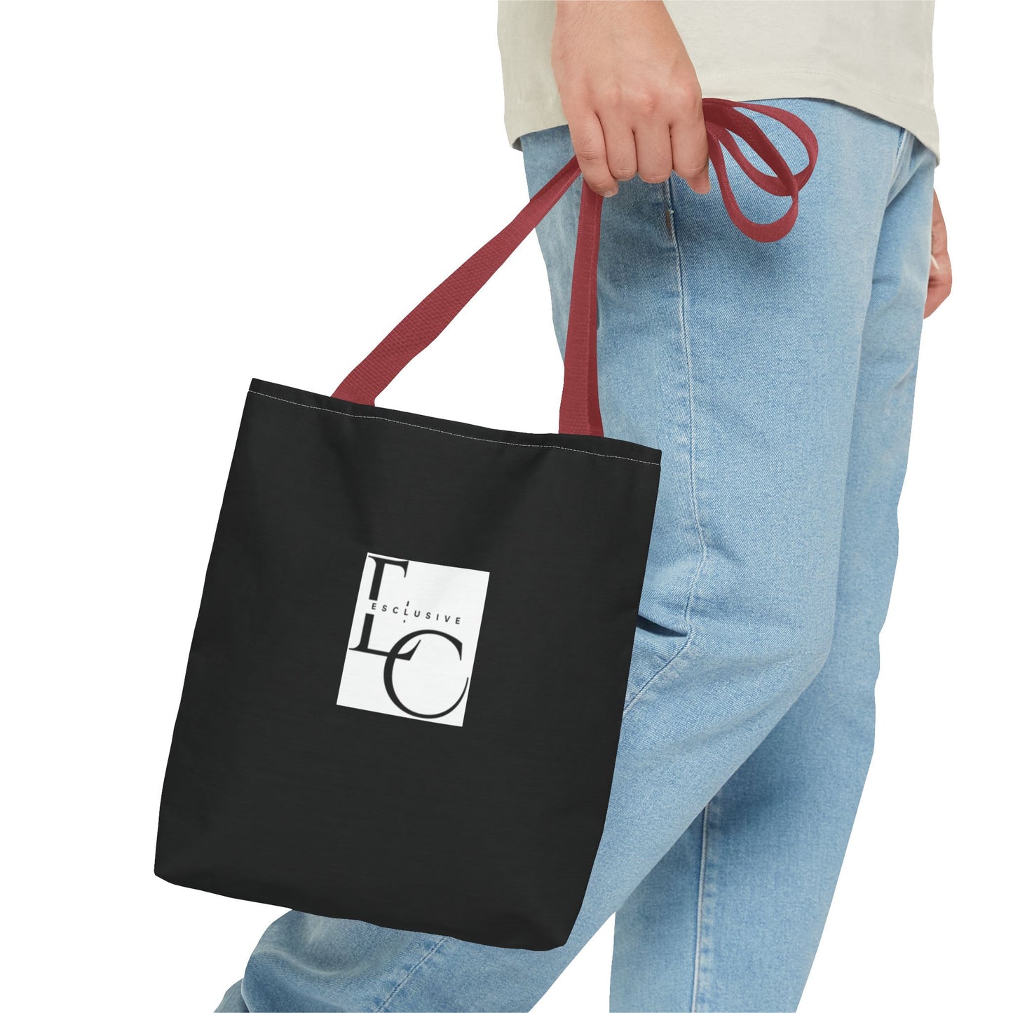 Minimalist LC Monogram Tote Bag – Elegant Logo Canvas Tote