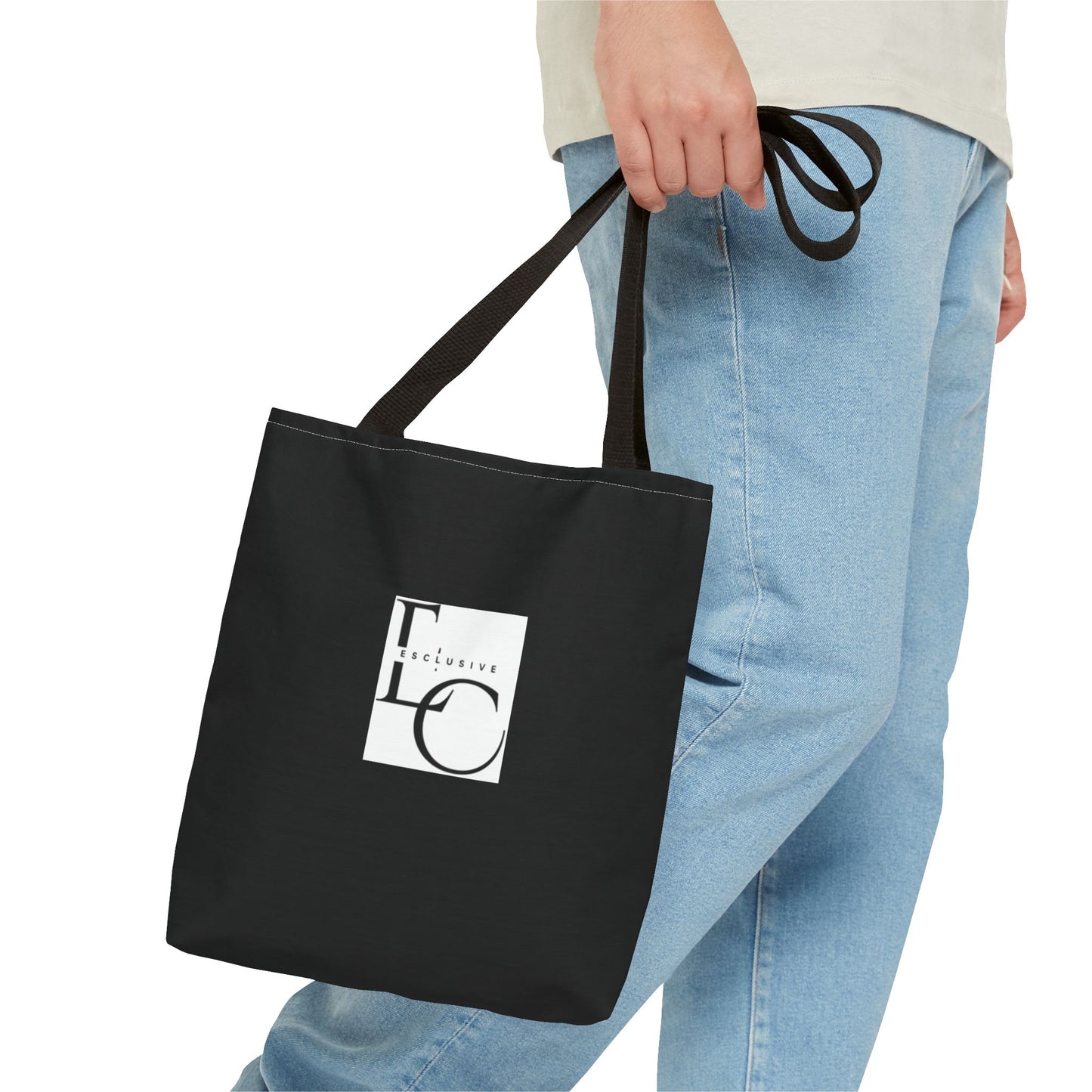 Minimalist LC Monogram Tote Bag – Elegant Logo Canvas Tote