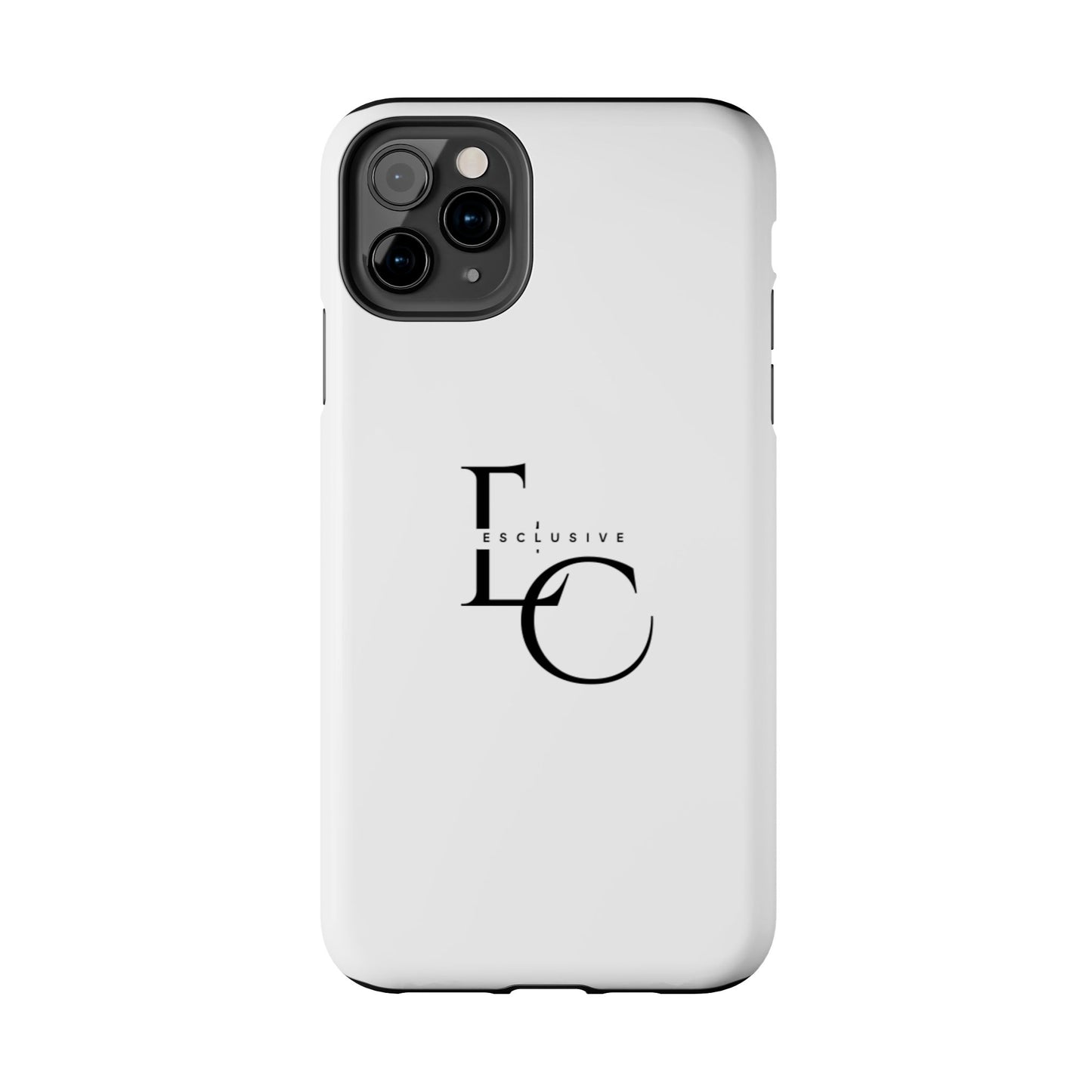 LC Exclusive Black Tough Phone Case — Sleek Protective iPhone Cover