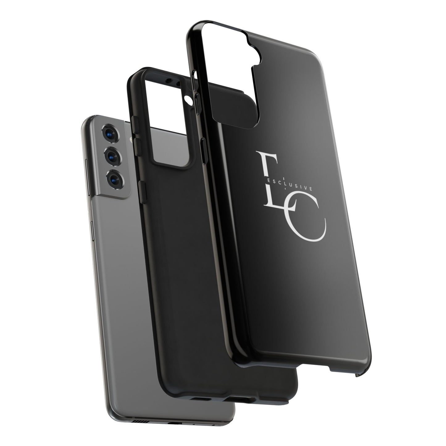 Exclusive LC Tough Phone Case — Sleek Black Protective Phone Cover