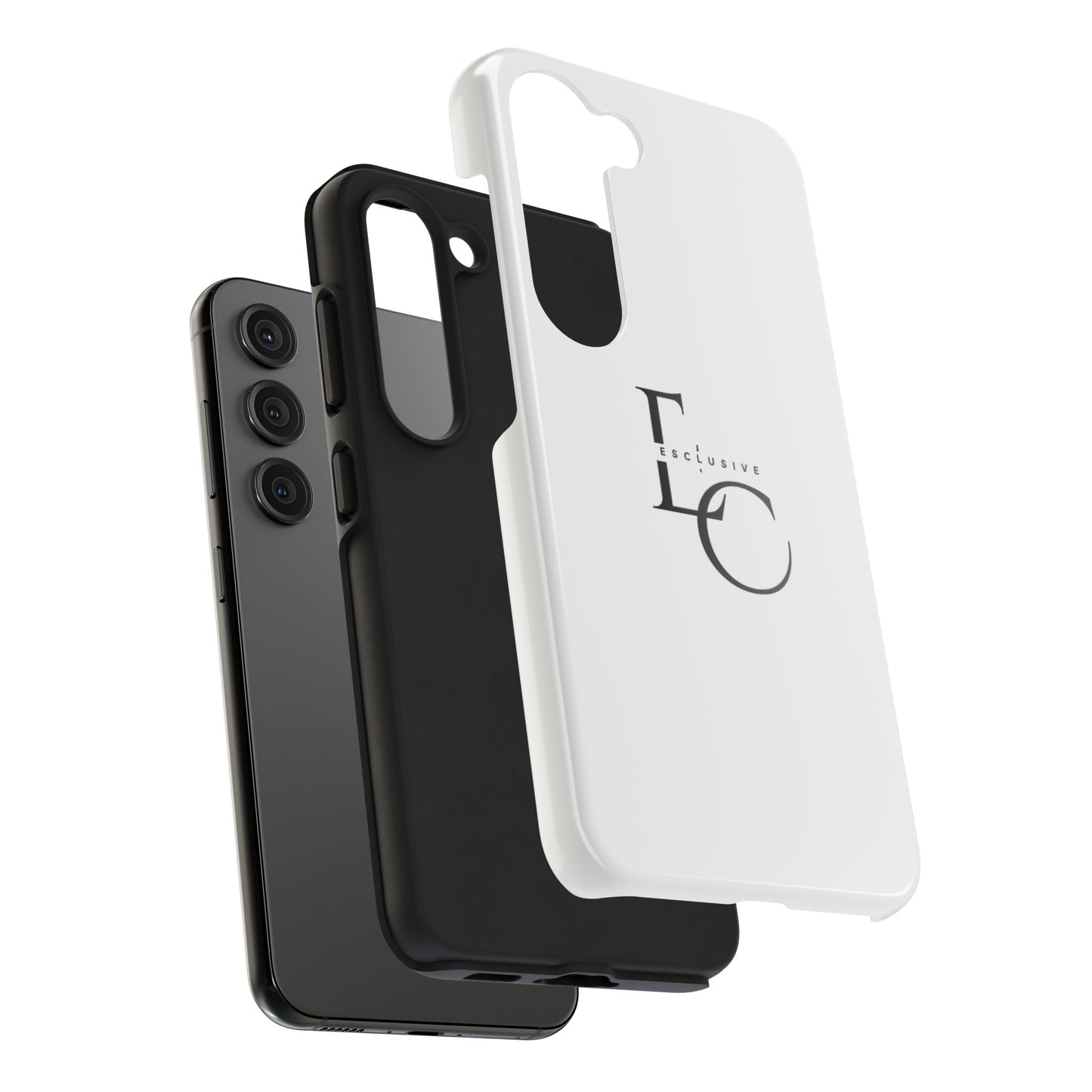 LC Exclusive Black Tough Phone Case — Sleek Protective iPhone Cover