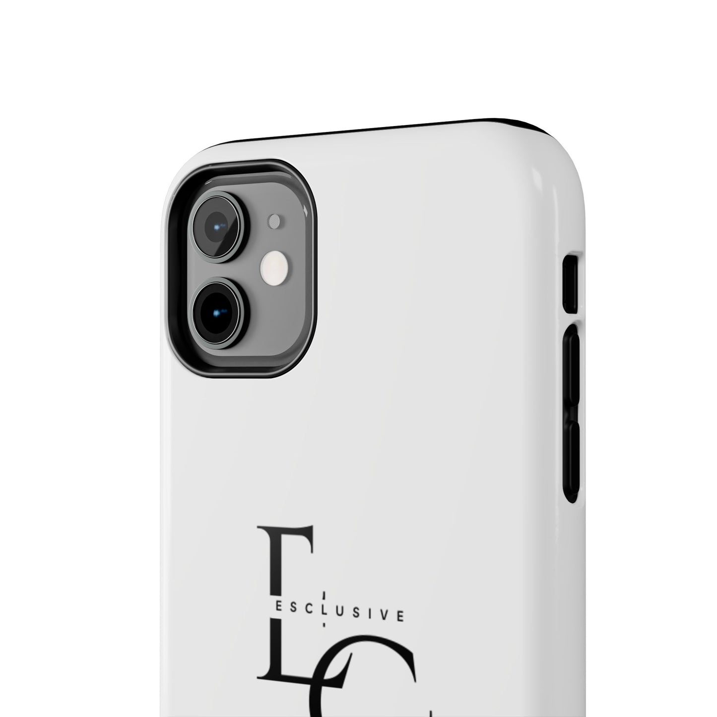 LC Exclusive Black Tough Phone Case — Sleek Protective iPhone Cover