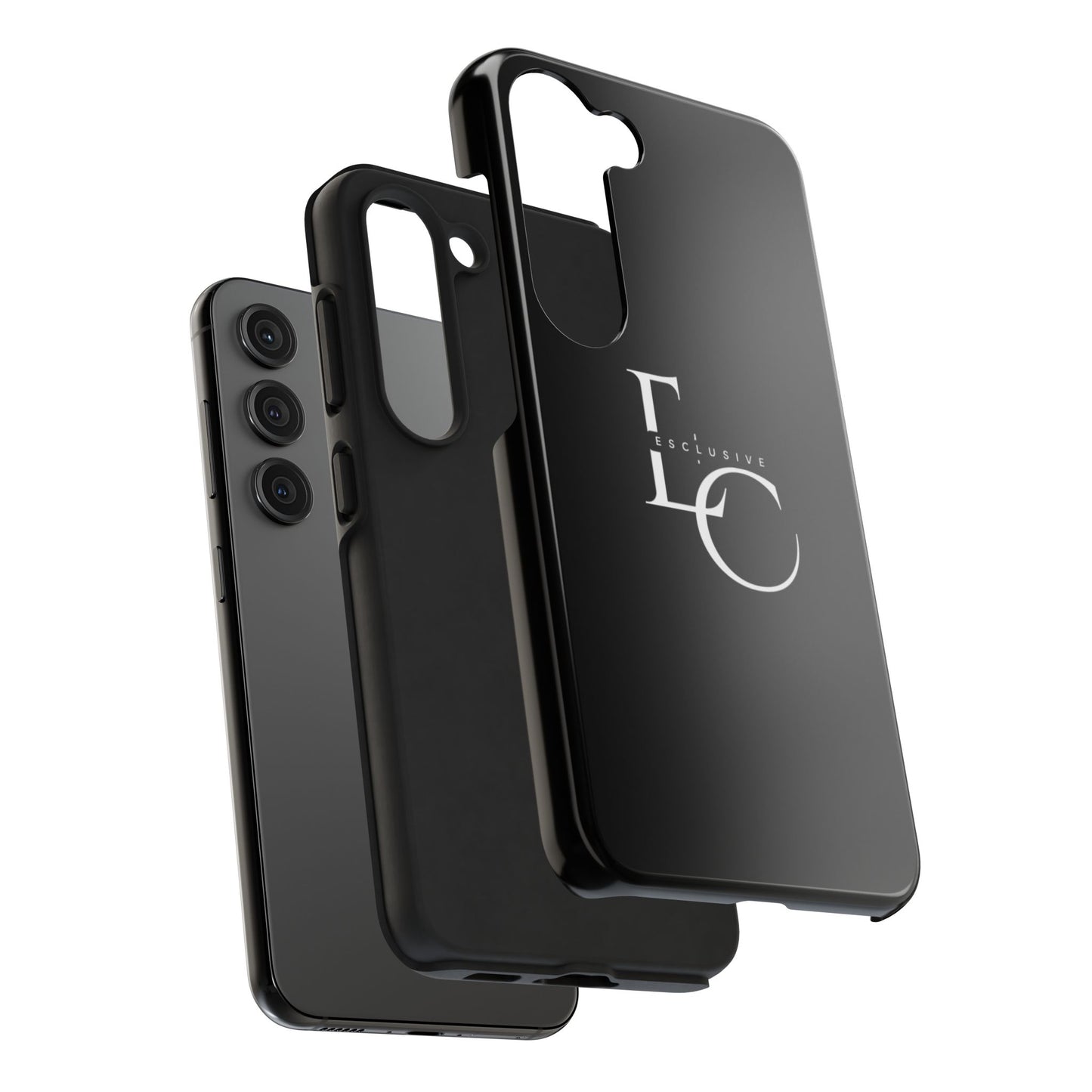 Exclusive LC Tough Phone Case — Sleek Black Protective Phone Cover