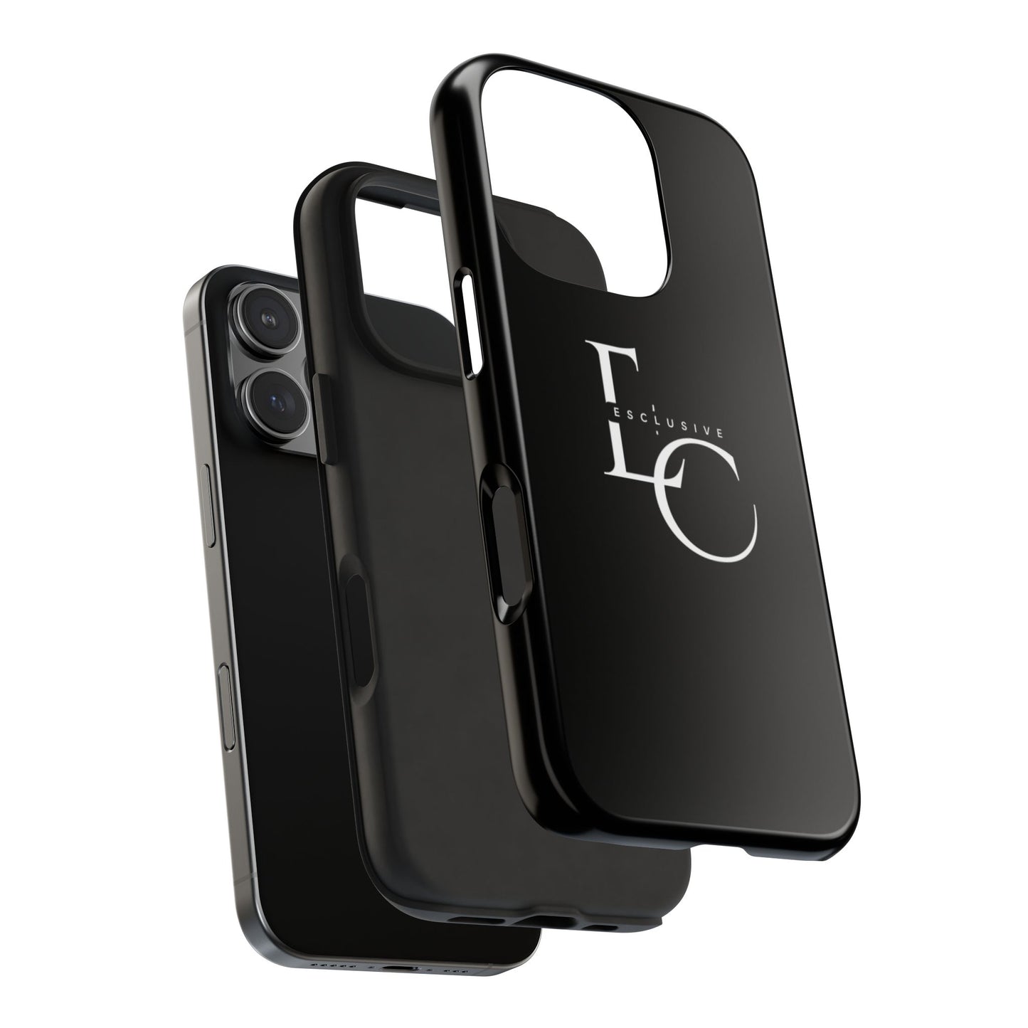 Exclusive LC Tough Phone Case — Sleek Black Protective Phone Cover