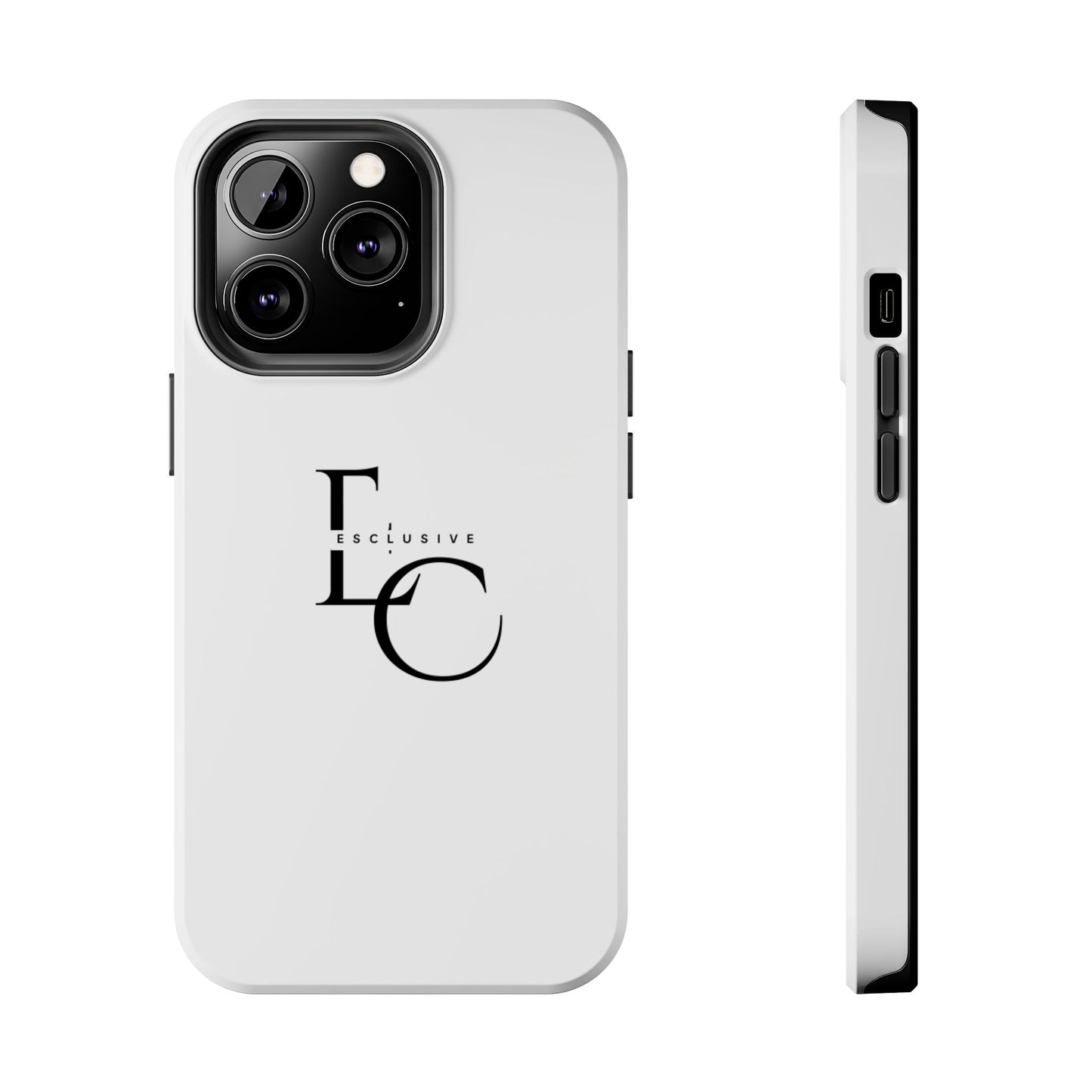 LC Exclusive Black Tough Phone Case — Sleek Protective iPhone Cover