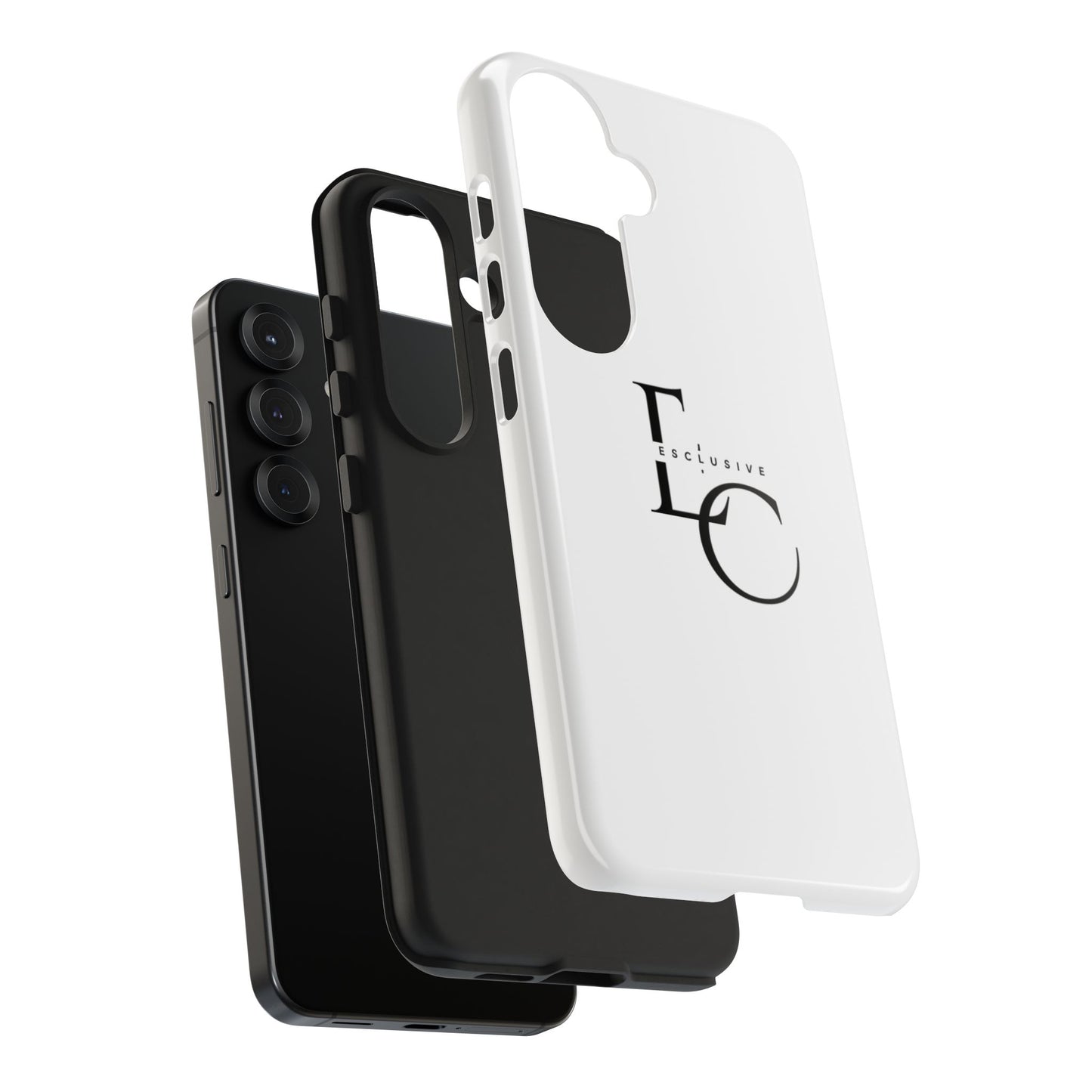 LC Exclusive Black Tough Phone Case — Sleek Protective iPhone Cover