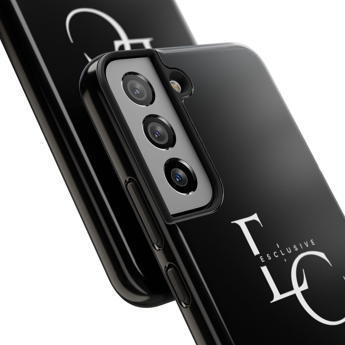 Exclusive LC Tough Phone Case — Sleek Black Protective Phone Cover