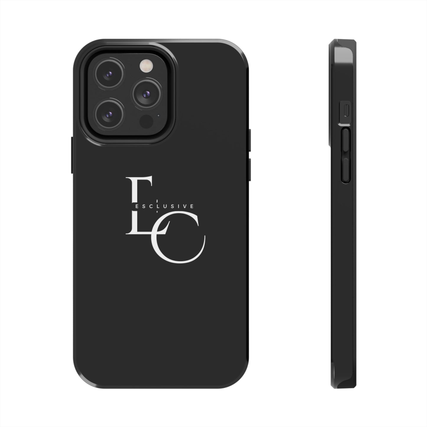 Exclusive LC Tough Phone Case — Sleek Black Protective Phone Cover