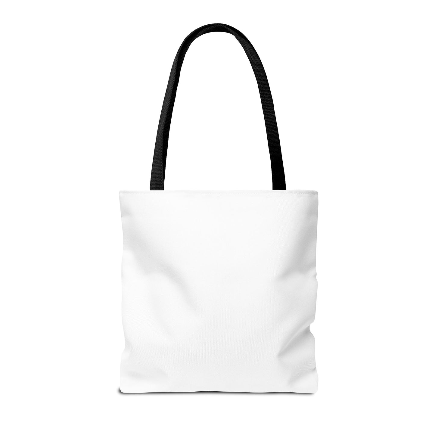 Minimalist Black Tote Bag with EO Monogram Logo — Stylish Everyday Canvas Tote