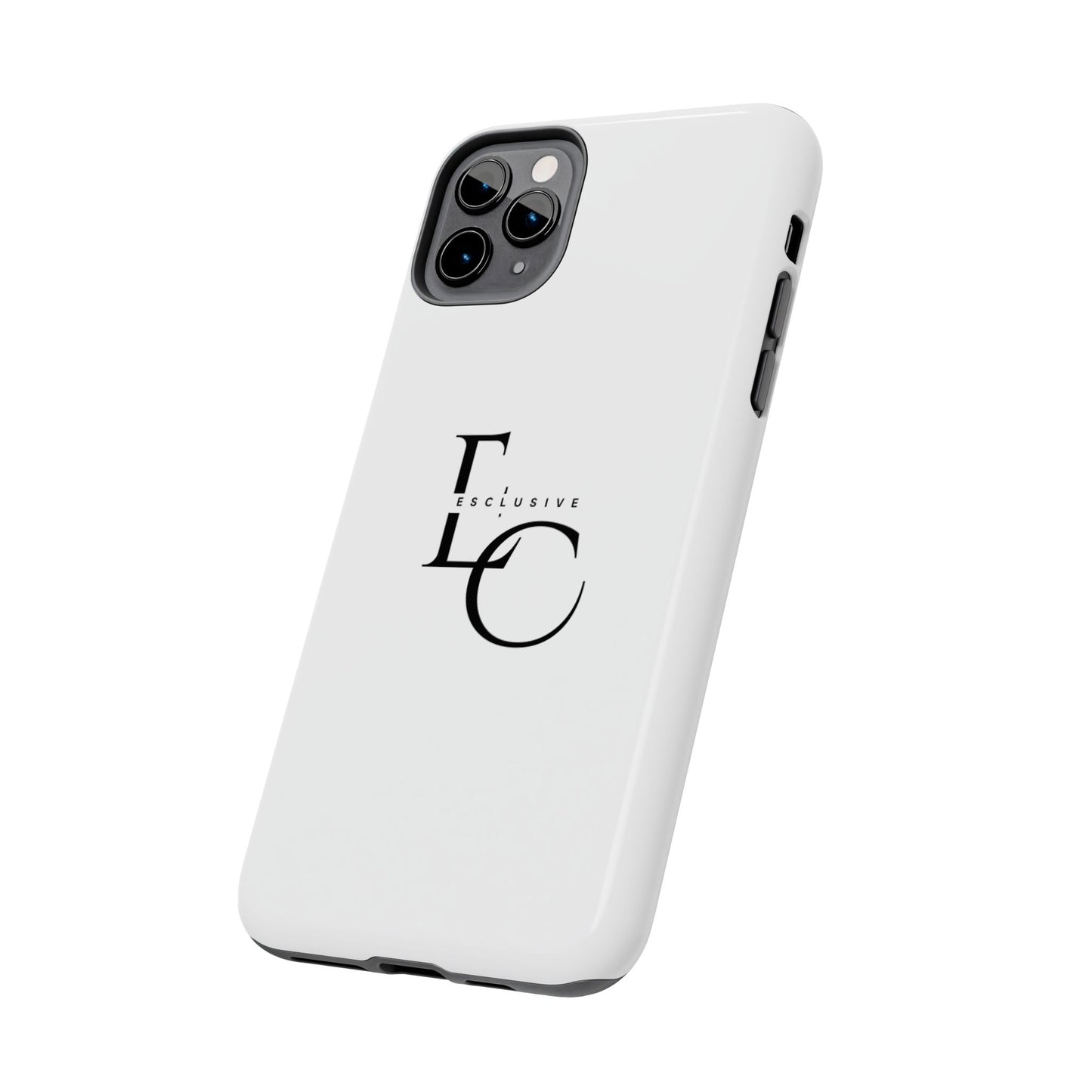 LC Exclusive Black Tough Phone Case — Sleek Protective iPhone Cover