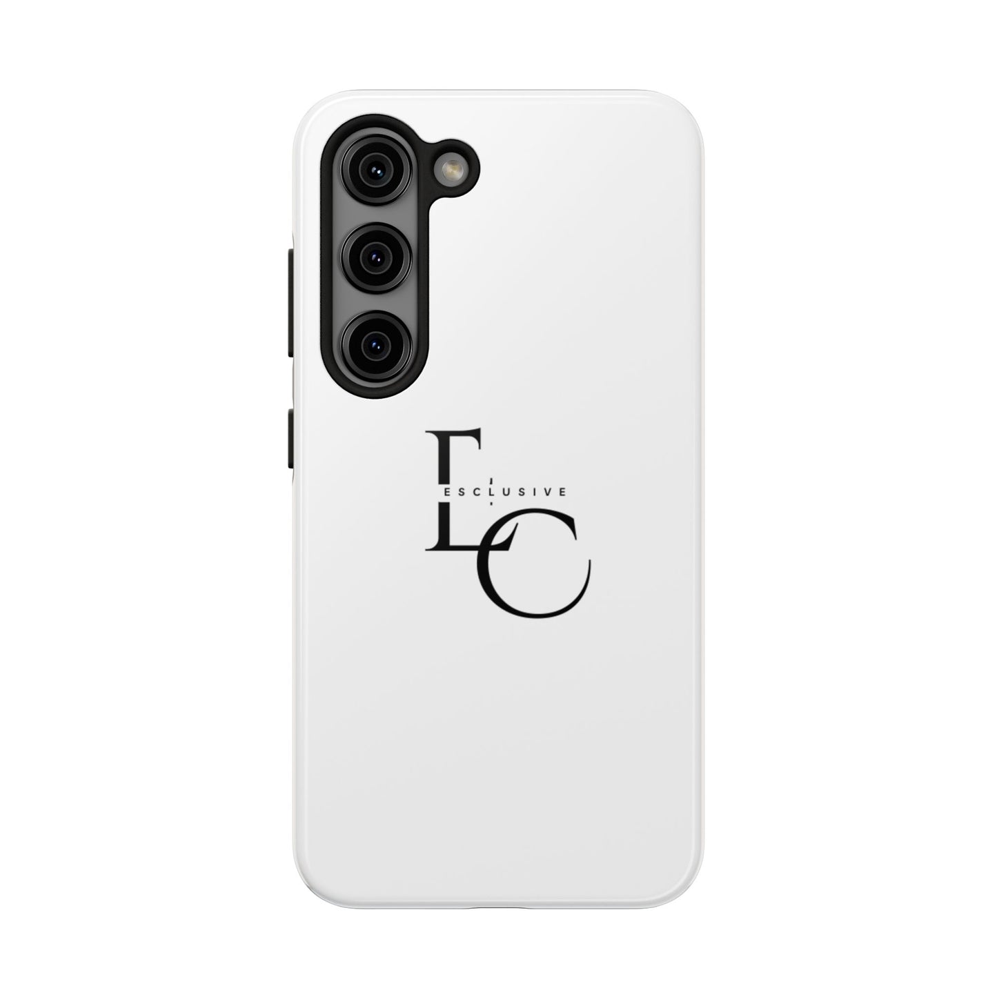 LC Exclusive Black Tough Phone Case — Sleek Protective iPhone Cover