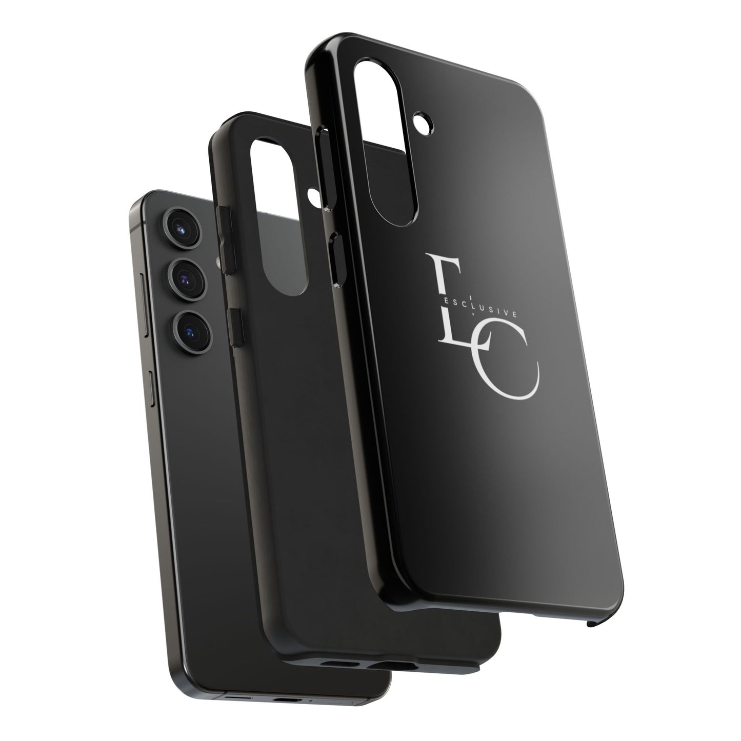 Exclusive LC Tough Phone Case — Sleek Black Protective Phone Cover