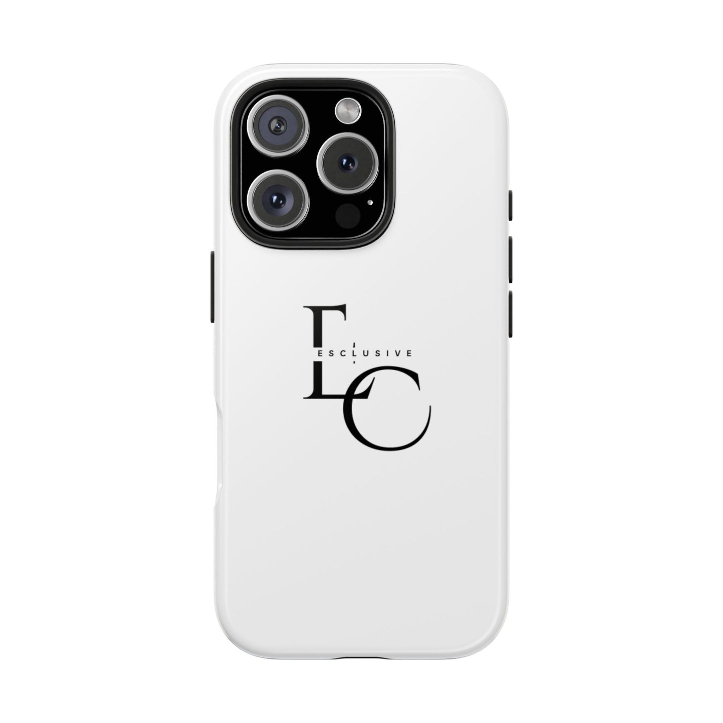 LC Exclusive Black Tough Phone Case — Sleek Protective iPhone Cover