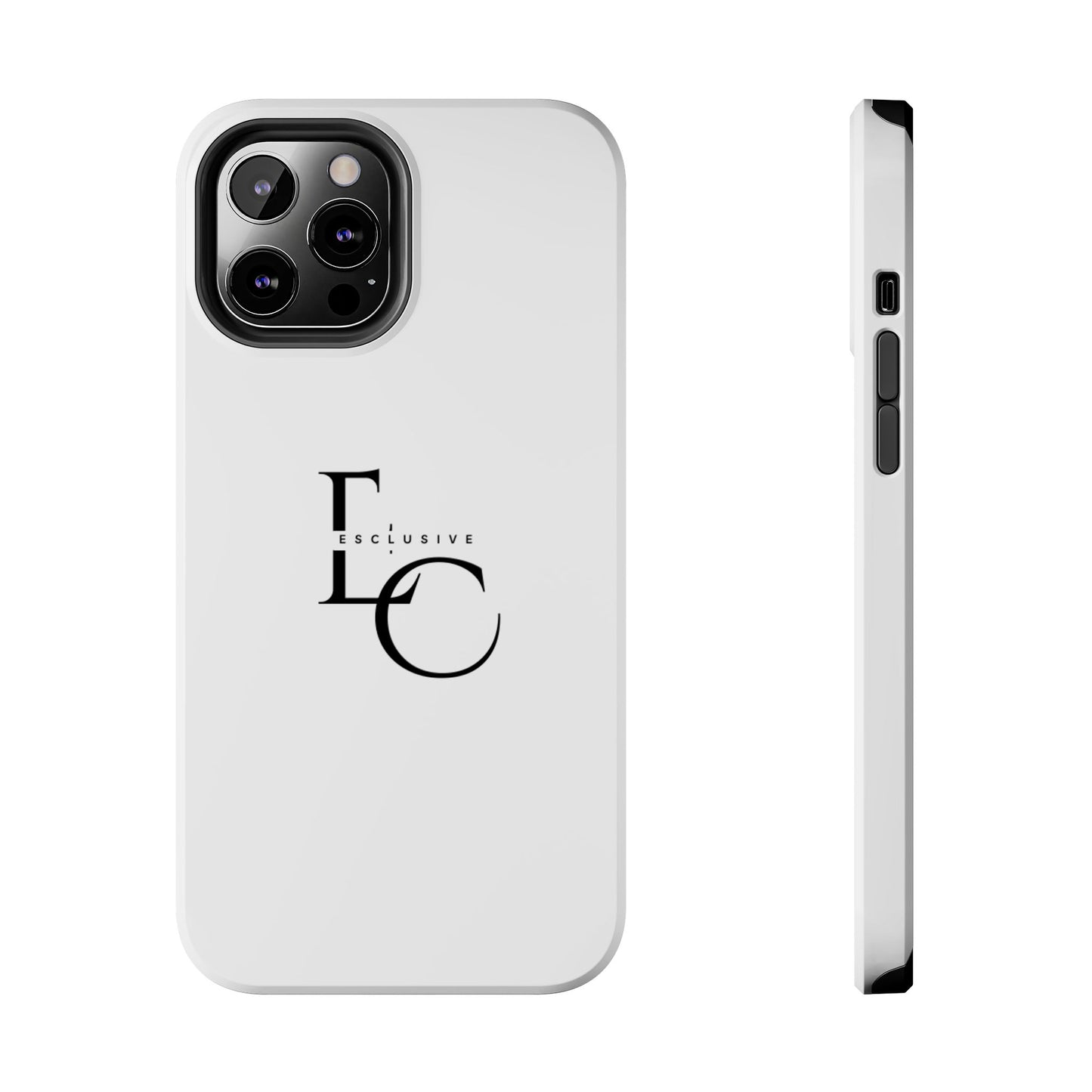 LC Exclusive Black Tough Phone Case — Sleek Protective iPhone Cover