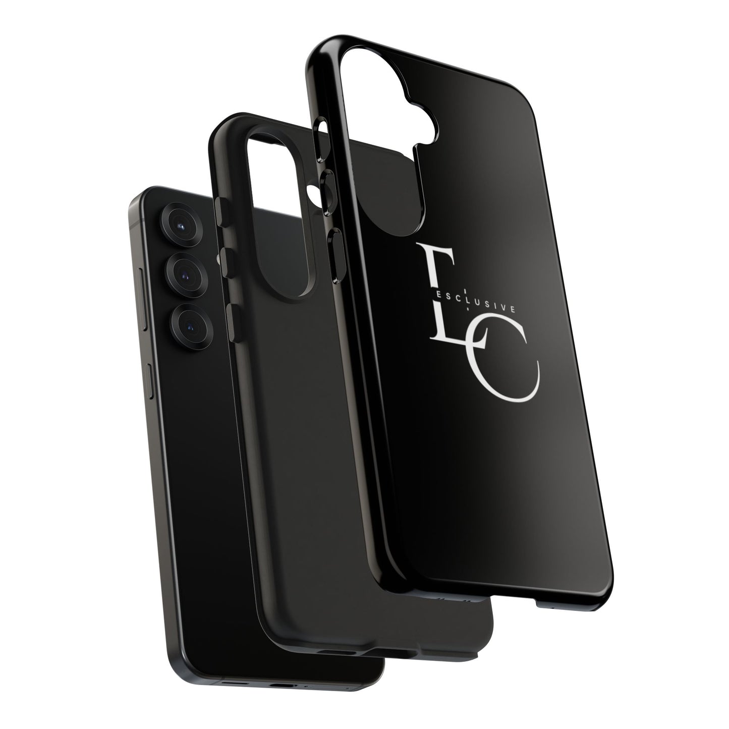 Exclusive LC Tough Phone Case — Sleek Black Protective Phone Cover